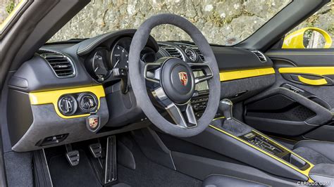 2016 Porsche Boxster Spyder (Color: Racing Yellow) - Interior | Caricos