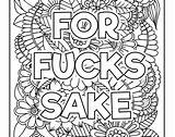 40 Adult Curse Word Printable coloring Pages Digital Download  sketch template