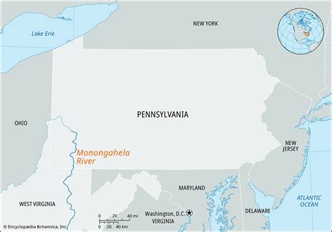 Monongahela River | Map, Length, & Facts | Britannica