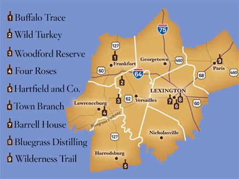 Bourbons distilleries and Bourbon tours of the Bluegrass: Lexington ...