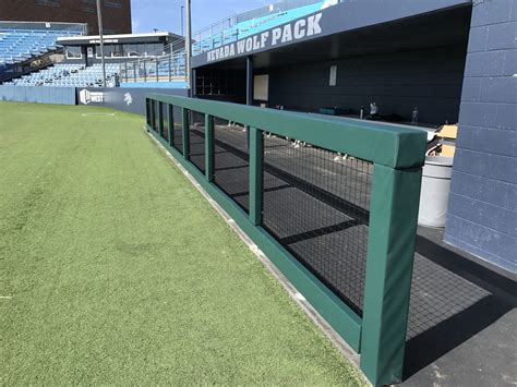 Custom Dugout Padding - C & H Baseball Fence and Guard Rail Padding