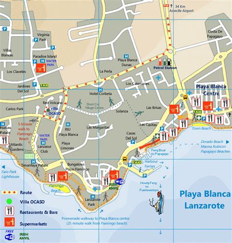 Playa Blanca Map | Gadgets 2018