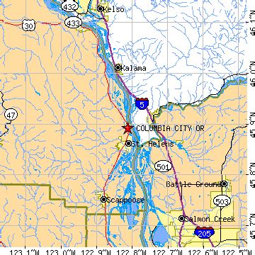 Columbia City, Oregon (OR) ~ population data, races, housing & economy