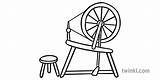 Spinning Wheel Clipart Clip Sleeping Beauty Spin Spindle Cliparts Jenny  sketch template