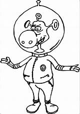 Alien Free Coloring Page  Wecoloringpagecom sketch template