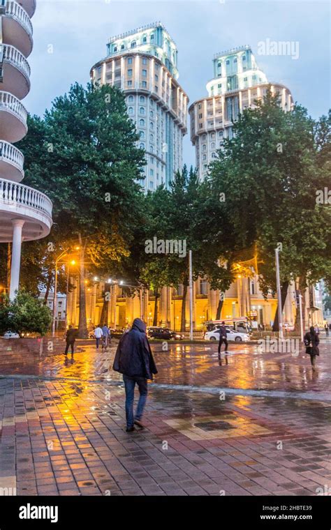 DUSHANBE, TAJIKISTAN - MAY 14, 2018: Dushanbe Plaza towers in Dushanbe ...