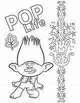 Free Printable TROLLS Coloring Pages Activity Sheets Zoom Backgrounds  sketch template