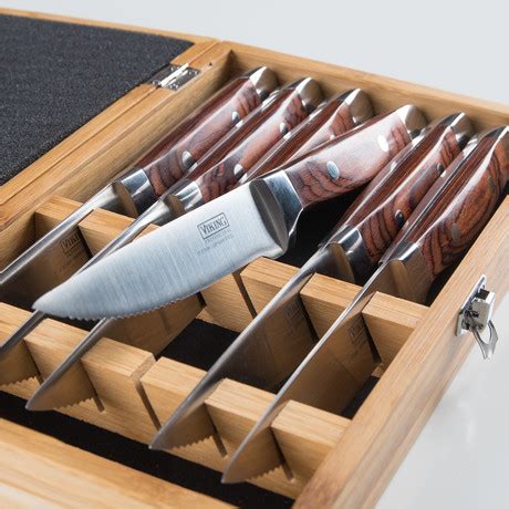 Pakka Wood 6 Piece Steak Knife Set // Red - Clearance Sale - Touch of ...