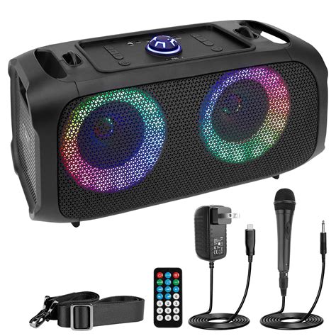 Buy Pyle Wireless Portable Bluetooth Boombox Speaker - 500W Rechargeable Boom Box Speaker ...