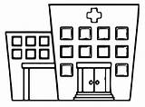 Hospital Coloring Pages sketch template