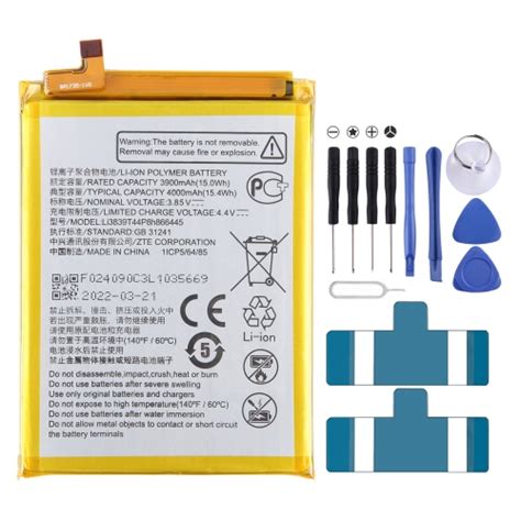 For ZTE 7530N 3900mAh Battery Replacement Li3839T44P8h866445