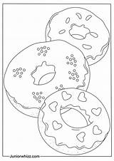 Donut Coloring Pages With Book 16 Printable PDFs sketch template