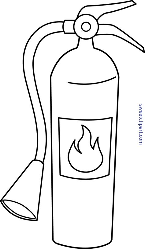 Sweet Clip Art - Cute Free Clip Art and Coloring Pages Fire Safety Week Crafts, Fire Safety ...