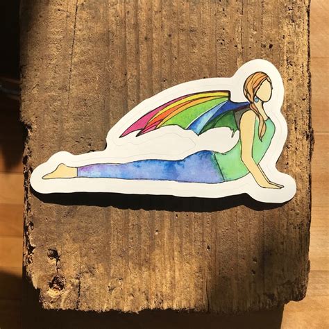 Yoga Yoga Sticker Yoga Gifts Computer Stickers Feminist | Etsy