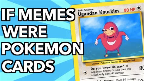 Pokemon Meme Cards - Printable Form, Templates and Letter