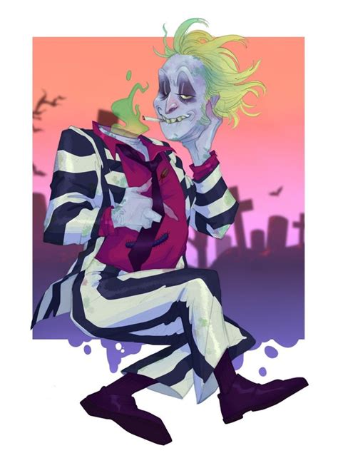 Pin by Carly Shey on ART | Beetlejuice fan art, Beetlejuice cartoon ...