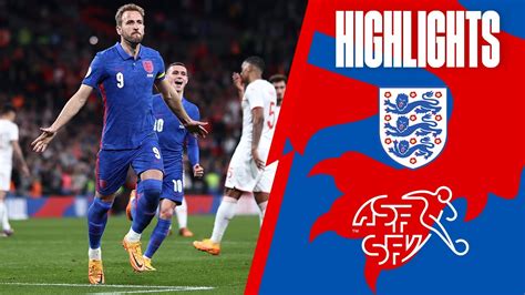 England 2-1 Switzerland | Kane Becomes England's Joint-Second All-Time ...