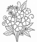 Posies Coloring Pages sketch template