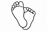 Printable Coloring Pages Of Babies Feet sketch template