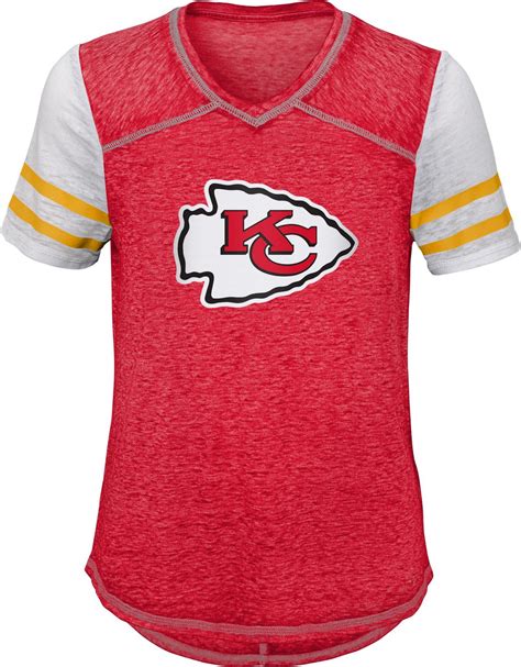 NFL Youth Kansas City Chiefs Team Spirit Football Short Sleeve T-shirt ...