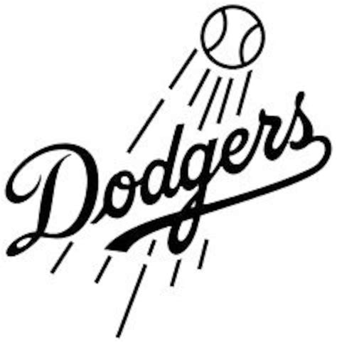 Los Angeles Dodgers Baseball Team Logo Sticker Vinyl Decal - Etsy