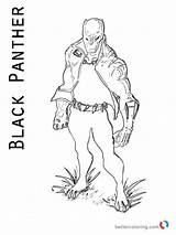 Black Panther Coloring Pages From Marvel  Free Printable sketch template