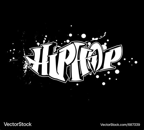 Hip-hop graffiti Royalty Free Vector Image - VectorStock