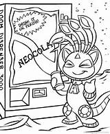 Neopets Fairies Coloring Pages  Home sketch template