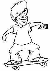 Cartoon Skateboarder coloring Page  Free Printable Coloring Pages sketch template