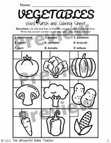 Vegetables ELA/ESL/EFL English Vocabulary Coloring Worksheets  Print sketch template