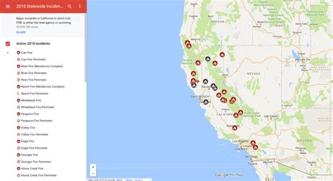 California Fire Map 2023
