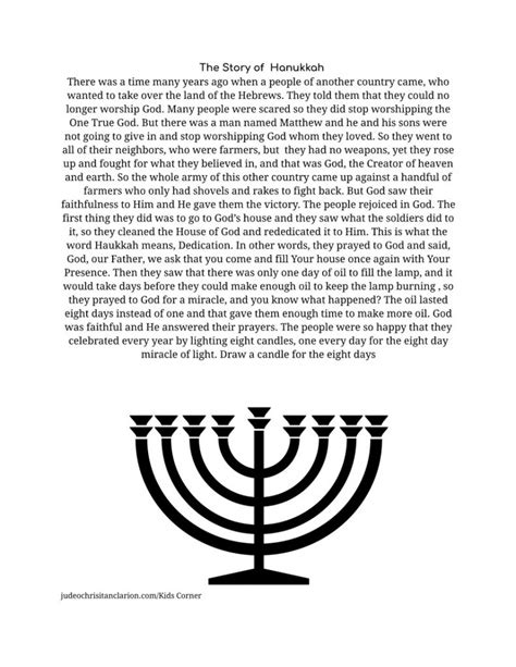 The Story of Hanukkah » Judeo-Christian Clarion