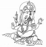 Hindu Gods And Goddesses Coloring Pages Sketch Page sketch template