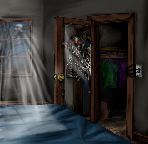 Monster in My Bedroom Closet by ravenescence on DeviantArt