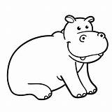 Hippo Coloring Pages Printable For Free Download sketch template