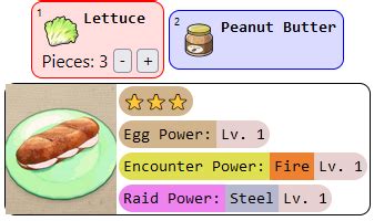 SV - Sandwich Recipes - Generation 9 - Project Pokemon Forums