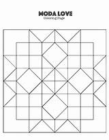 Printable Coloring Page Of A Quilt sketch template
