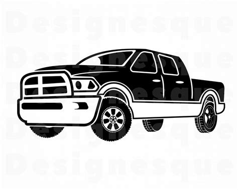 Pickup Truck 2 SVG Pickup Truck Clipart Pickup Truck Files | Etsy