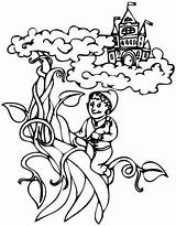 Jack And The Beanstalk Coloring Pages Free sketch template