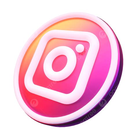 Instagram Icon 3d, Instagram, Icon, 3d PNG Transparent Clipart Image and PSD File for Free Download