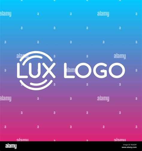 Lux company logo vector template Stock Vector Image & Art - Alamy