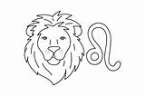 Leo Zodiac Sign Coloring Page SVG Cut  By Creative Fabrica Crafts sketch template