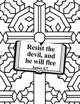 Free Printable Bible coloring Pages About Temptation sketch template