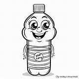 Water Bottle Coloring Pages  Free & Printable sketch template