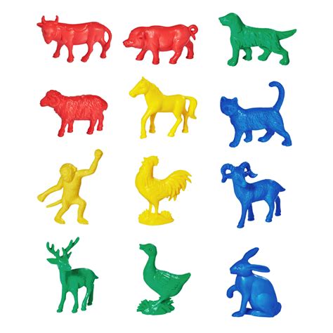 Farm Animals Plastic Counters For Math | PLOMA