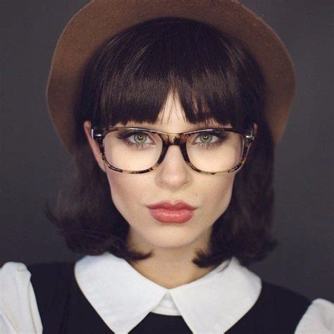 Top 30 HairStyles with Bangs and Glasses, the perfect combination ...