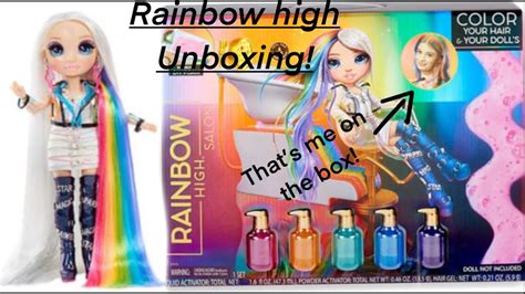 Unboxing Rainbow High Salon + Rainbow High hair Studio!! - YouTube