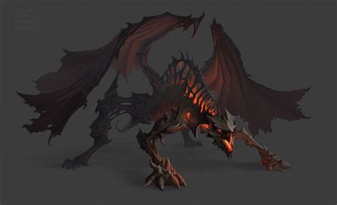 Lava Dragon by SSGlushakov.deviantart.com | Criaturas fantásticas ...
