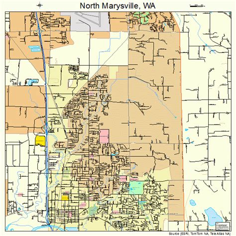 North Marysville Washington Street Map 5349992