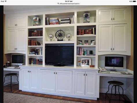 White Wall Unit With Desk / It's definitely ideal for smaller spaces. - mekealarson